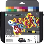 Winsor & Newton Promarker Brush Set Of 24 Student Designer Twin Tip. Fixed Price $89.00.