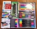 Artskills Stack & Store Set 5 Storage Trays 120 Pieces New Paints Pencils. Fixed Price $12.50.