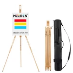 Meeden Tripod Field Painting Easel With Carrying Case - Solid Beech Wood Univers. Fixed Price $100.48.