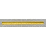 Bruning 2167P Yellow Architectural Scale Ruler 12 Triangular Three Sided. Fixed Price $16.00.