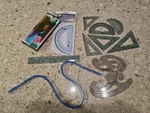 Staedtler Flexible Ruler 24 Inches + French Curves And More Drafting Lot. Fixed Price $12.00.