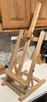 Jack Richeson Wood Table Top Artist Easel Fits Up 22 Tall Canvas. Fixed Price $29.99.
