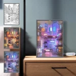 Led City Night View Light Painting Hd Usb Dimmable Wall Lamp. Fixed Price $19.99.