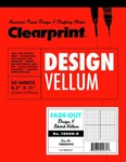 Clearprint 1000H Design Vellum Pad With Printed Fade-out 8X8 Grid, 16 Lb, 100%. Fixed Price $31.32.