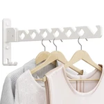 Dancrul Wall Mounted Clothes Drying Rack, Hanger 1 Pack, White. Fixed Price $14.76.
