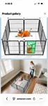 Fxw Rollick Unleashed Dog Playpen For Indoor, Yard, Rv Camping, 24 Inch 8 Panels. Fixed Price $31.96.