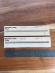 Boxes Of Vintage 23 Faber Castell Machine Eraser Strips 75215 No. 74 Pink. Fixed Price $40.00.
