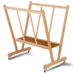 Falling Art Large Wooden Print Rack, Drying And Display With Rolling. Fixed Price $75.96.