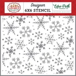 Echo Park Paper Gingerbread Christmas 6X6 Stencil - Magical Snowflakes. Fixed Price $5.39.