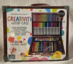 New 101 Budding Artist Multifunctional Set Kit Wood Case W/ 96 Pieces. Fixed Price $19.99.