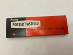 Vintage Prang Poster Pastello Pressed Colored Chalk Crayons Box Of 24. Fixed Price $13.50.