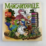 Margaritaville 5 O'clock Somewhere Adult Coloring Book Newbourne W/ Coasters. Fixed Price $24.48.