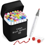 Alcohol Markers Brush Tip, 51 Colors Dual Artists Coloring Set Br.... Fixed Price $41.11.