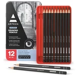 Arteza Drawing Sketch Pencils Set Of 12, Graphite Count (pack 12), Black. Fixed Price $26.99.