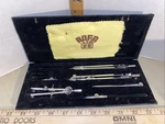 Rare Vintage Bofa Technical Drawing Compass Set D409 --with Case. Fixed Price $35.99.