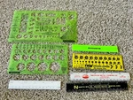 Staedtler Drafting And Architectural Templates 977125 & 977101 + Vintage Rulers. Fixed Price $12.00.