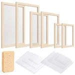 Caydo 3 Pieces Frame Kit, Mould And A4 A5 A6, Wood. Fixed Price $33.96.
