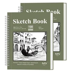 Sufly Pad For Drawing, 9X12 Sketchbook Pack Sheets Each (68LB/100GS. Fixed Price $33.20.