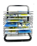 Art Drying Rack Mobile Metal Storage With Removable Shelves .... Fixed Price $131.26.