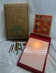 Antique Lakeside Electric Light Up Drawing Desk With Lamp Walt Disney Art Sketch. Fixed Price $60.00.