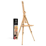Arteza Easel Stand, 37.4 X 39.4 78.3 Inches, Tripod Beechwood Display. Fixed Price $99.79.
