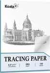 Koala Premium Tracing Paper 8.5X11 Inch Transparent 38LB/60GSM. Fixed Price $11.75.