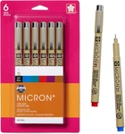 Sakura Pigma Micron Fineliner Pens - Archival Black & Colored Ink For Wri. Fixed Price $19.99.