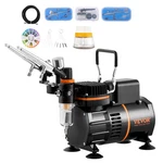 Vevor Kit Dual Fan Compressor Airbrushing System 3 Airbrushes. Fixed Price $112.99.