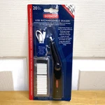 Derwent Usb Rechargeable Electric Eraser Rubber Precision + 20 Tip Refills. Fixed Price $29.95.