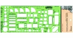 Berol Rapidesign Template Abc Architectural 1/4" Scale R-22. Fixed Price $19.99.