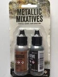 Ranger Tim Holtz Adirondack Alcohol Inks Mixatives Rose Gold & Gunmetal New. Fixed Price $6.29.