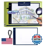 Faber-castell Led Light Tracing Board Adjustable Up Drawing. Fixed Price $43.47.