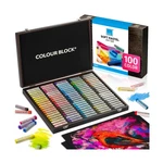 Colour Block Soft Pastels For Artists - 100 Colors Square Chalk Set I.... Fixed Price $103.94.