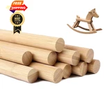 Datpuik 25 Pcs Dowel Rods Sticks Wooden - 1"X12", Pack Of. Fixed Price $39.98.