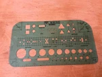 Vtg - Pickett 1661 Drafting Engineering Template For Wiring. Fixed Price $15.00.
