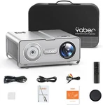 Yaber Projector Iphone Wifi Mirror And Bluetooth, 15000L Native 1080P U10 4K. Fixed Price $65.99.