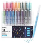 Grabie 42 Capped Glitter Gel Set, 18 IRIDESCENT&24 Essential Color Pens, Smo. Fixed Price $56.28.