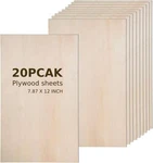 Plywood Board 20PCS 12" X8" 1/12 Inch Basswood Sheets Thin Perf.... Fixed Price $31.67.