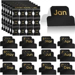 72 Pcs Adhesive Monthly Tabs Designer Accessories For Notebook Journal Planners. Fixed Price $11.30.