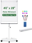Portable Magnetic Dry Erase Board With Stand, 40X28 Inches, White. Fixed Price $216.99.