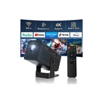 Mini Projector With Wifi And BLUETOOTH,4K Support 260 Ansl Smart Portable Pro.... Fixed Price $103.99.