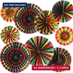 Outus Black History Month Decorations Paper Fans Juneteenth Hanging. Fixed Price $18.79.