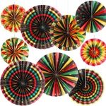 Outus Black History Month Decorations Paper Fans Juneteenth Hanging. Fixed Price $15.27.