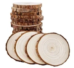 Unfinished Natural Wood Slices 20 Pcs 3.5-4 Inch Kit Circles Craft.... Fixed Price $27.78.