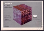 1971 Arman Cube Art Vintage Print Ad. Fixed Price $37.00.