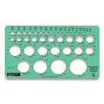 Staedtler 977101 Templates, 39 Circles, 4 X 7.25, Green. Fixed Price $20.94.