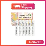 Ha Shi Professional White Oil Pastels, 6 Sticks, Soft Supplies For Artists,. Fixed Price $14.20.