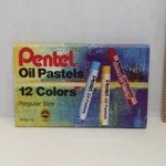 Pentel Oil Pastels Color Set PHN-12 Regular Size Art Supplies New Sealed. Fixed Price $5.75.