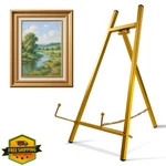 Falling Art 16.5" Gold Metal Tabletop Easel Display Tripod Photo Book Stand. Fixed Price $65.99.