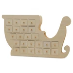 Wooden Advent Calendar 12X20 Inch, Diy Preassembled, Empty Drawers Woodpeckers. Fixed Price $149.29.